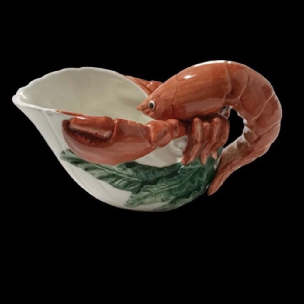Fitz & Floyd Lobster Fish Market Gravy Boat